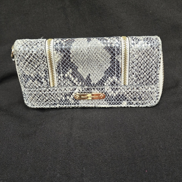 Michael Kors Moxley Wallet Dark Sand Phyton clutch/wallet - Picture 6 of 8